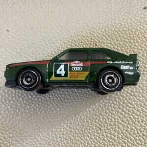 1980-1991 AUDI SPORT QUATTRO GREEN 1:64 SCALE COLLECTIBLE DIECAST MODEL CAR